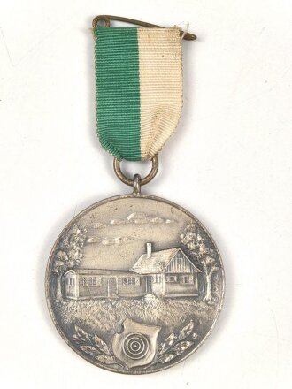 1. Militärverein Reutlingen, tragbare Erinnerungsmedaille anlässlich "Schiessbahn Weihe 1934" Durchmesser knapp 41mm