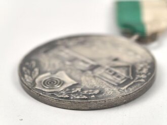 1. Militärverein Reutlingen, tragbare Erinnerungsmedaille anlässlich "Schiessbahn Weihe 1934" Durchmesser knapp 41mm
