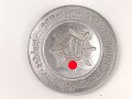 Türplakette " Mitglied des Reichsluftschutzbundes Landesgruppe Württemberg / Hohenz." Sehr guter Zustand