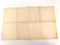 III.Reich, Modellbaubogen Henschel Aufklärer HS126. Guter Zustand, Maße 34 x 54cm