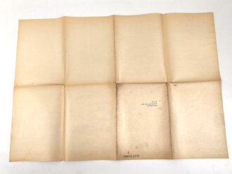 III.Reich, Modellbaubogen Fernaufklärer Dornier Do215. Guter Zustand, Maße 48 x 68cm
