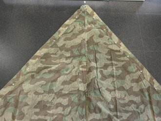 Zeltbahn 31 Wehrmacht, getragenes Stück in gutem Gesamtzustand, datiert 1942