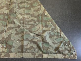 Zeltbahn 31 Wehrmacht, getragenes Stück in gutem Gesamtzustand, datiert 1942