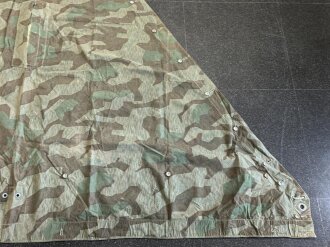 Zeltbahn 31 Wehrmacht, getragenes Stück in gutem Gesamtzustand, datiert 1942