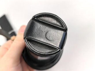 Feldflasche Wehrmacht, Ausführung 1 Liter. Flasche und Bezug gestempelt CFL42
