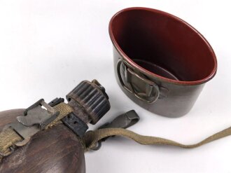 Feldflasche Wehrmacht, Tropenausführung, datiert 1943