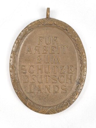 Schutzwallehrenzeichen , Bandring fehlt