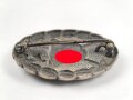 Verwundetenabzeichen in silber  1. Form 1939. Buntmetall