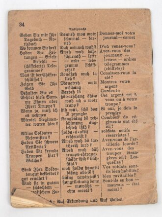 1.Weltkrieg, "Deutsch-Französischer Soldaten...