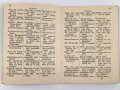1.Weltkrieg, "Deutsch-Französischer Soldaten Sprachführer" DIN A6, 33 Seiten,
