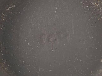 Oberer und unterer Deckel für einen Gasmaskenfilter Wehrmacht