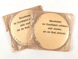 Zwei Satz Klarscheiben für die Gasmaske der...