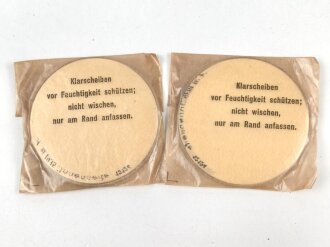 Zwei Satz Klarscheiben für die Gasmaske der...