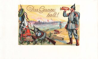 1. Weltkrieg "Das Ganze halt!" Patriotischer...