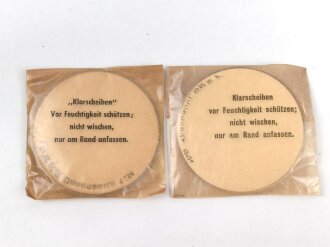 Zwei Satz Klarscheiben für die Gasmaske der...