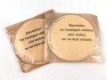 Zwei Satz Klarscheiben für die Gasmaske der Wehrmacht und für die S Maske des Luftschutz