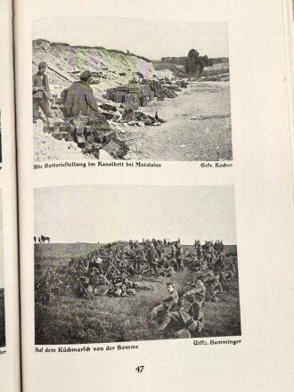 "Bilder von der Westfront - Württ. Res. inf. Regt 247", datiert Juli 1917, 64 Seiten, über DIN A5