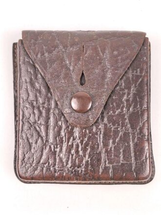 Tasche für Bezard Kompass 2. Weltkrieg, ungebraucht, mit Fangschnur