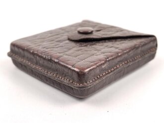 Tasche für Bezard Kompass 2. Weltkrieg, ungebraucht, mit Fangschnur