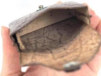Tasche für Bezard Kompass 2. Weltkrieg, ungebraucht, mit Fangschnur