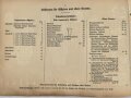 "Die Feldgraue Friedens- und Kriegs Bekleidung der k. Bayerischen Armee" 74 Seiten, stark gebraucht, DIN A4, die ersten Seiten und das Titelblatt mit Loch