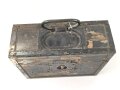 Transportkasten Wehrmacht. Maße etwa 21 x 28 x 10cm, ungereinigt