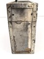 Transportkasten Wehrmacht. Maße etwa 21 x 28 x 10cm, ungereinigt