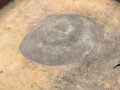 Antike Marschtrommel. Durchmesser etwa 39cm, Originallack, ungereinigt.