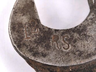 Maulschlüssel Kriegsmarine, markiert Adler über M und " M.Spr. 2a" Gesamtlänge etwa 19,5cm