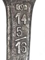 Maulschlüssel markiert "BSW" Gesamtlänge etwa 14cm