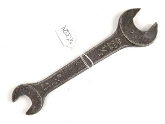 Maulschlüssel markiert "BSW" Gesamtlänge etwa 19cm