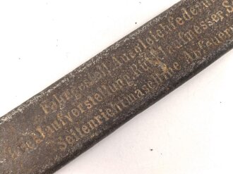 1.Weltkrieg, Maulschlüssel für "8,8cm K. Flak"  8,8-cmKraftzugflak L/45