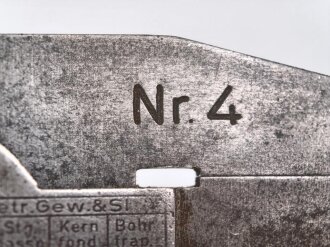 Schieblehre , sehr ähnlich der Mauser Lehre, so sicherlich auch in Rüstungsbetrieben und ähnlichem im Einsatz #1