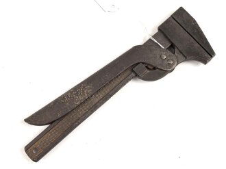1.Weltkrieg, Feststellzange datiert 1914. Gersamtlänge etwa 19cm