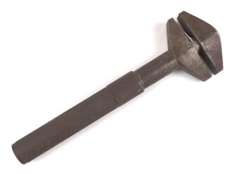Gewaltige Feststellzange Wehrmacht. Markiert " H39" sowie WaA. Gesamtlänge etwa 37cm