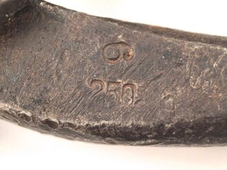 Beißzange Wehrmacht, Markiert "Hau 42" Gesamtlänge etwa 23,5cm