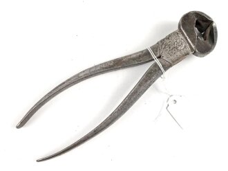 Drahtzange Wehrmacht, markiert " H38" , Gesamtlänge etwa 16,5cm