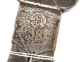 Drahtzange Wehrmacht, markiert " H38" , Gesamtlänge etwa 16,5cm