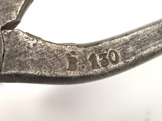 Spezialzange Wehrmacht, Kammerstück "B.130". Gesamtlänge etwa 21cm