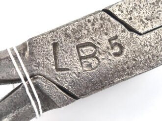 Zange Wehrmacht, Kammerstück "LB5". Gesamtlänge etwa 18cm
