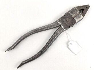 Tschechoslowakei, Zange datiert 1938 mit tschechischer Abnahme. Sicherlich von der Wehrmacht vereinnahmt und weitergeführt. Gesamtlänge etwa 18,5cm