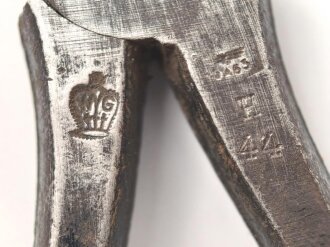 Zange Wehrmacht, markiert " H44"und WaA. Gesamtlänge etwa 17,5cm