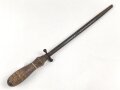 Wetzstahl ? Wehrmacht, markiert "WEGA 41H" Gesamtlänge etwa 30cm