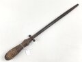 Wetzstahl ? Wehrmacht, markiert "WEGA 41H" Gesamtlänge etwa 30cm