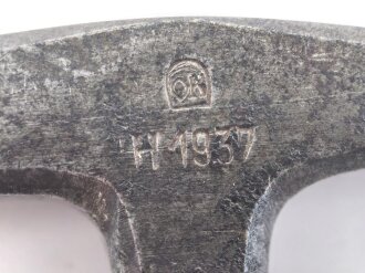 Sattlerhammer Wehrmacht, markiert " H1937" und WaA.