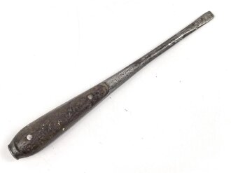 Schraubendreher Wehrmacht , markiert " H44" Gesamtlänge etwa 24cm