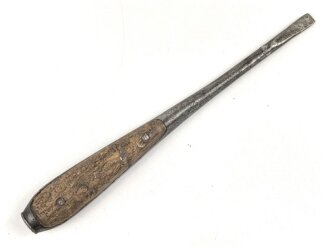 Schraubendreher Wehrmacht , markiert " H44" Gesamtlänge etwa 24cm