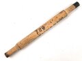Lahre für 15 cm Granaten der Wehrmacht. Holz, Gesamtlänge etwa 13cm