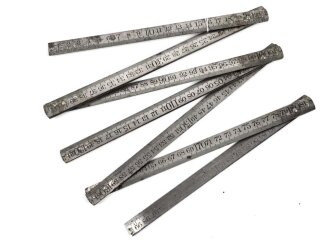 Meterstab aus Metall, ohne Markierungen