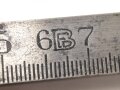 Meterstab aus Metall, ohne Markierungen